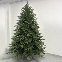 Arbre de Noël réaliste de qualité supérieure en gros, sans odeur et ignifuge, pré-éclairé avec des lumières
