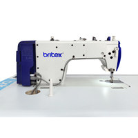 Machine à coudre industrielle à entraînement direct haute vitesse BRITEX BR-7800-D1, fournie par l'usine pour l'utilisation dans l'industrie du vêtement