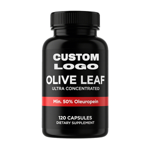 Oem <span class=keywords><strong>cholesterol</strong></span> huyết áp quản lý thảo dược tự nhiên bổ sung 500mg Hữu Cơ Ô Liu lá chiết xuất viên nang để bán - Product Image 1