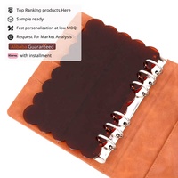 Pochette porte-documents Yihe TK format A6, 6 trous, en PVC, style classeur, avec ouverture latérale, sans fermeture éclair