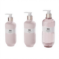 Ensemble de soins capillaires de haute qualité personnalisé OEM pour la croissance des cheveux, comprenant un shampoing, une lotion et un nettoyant visage 300ml 400ml, LOGO personnalisé