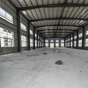 Bâtiment d'entrepôt et d'atelier en acier préfabriqué, structure en acier préfabriquée personnalisable, entrepôt préfabriqué - Product Image 1