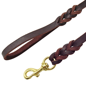Laisse pour chien en cuir PU de haute qualité avec boucle confortable pour la poignée – Produits pour animaux de compagnie - Product Image 5