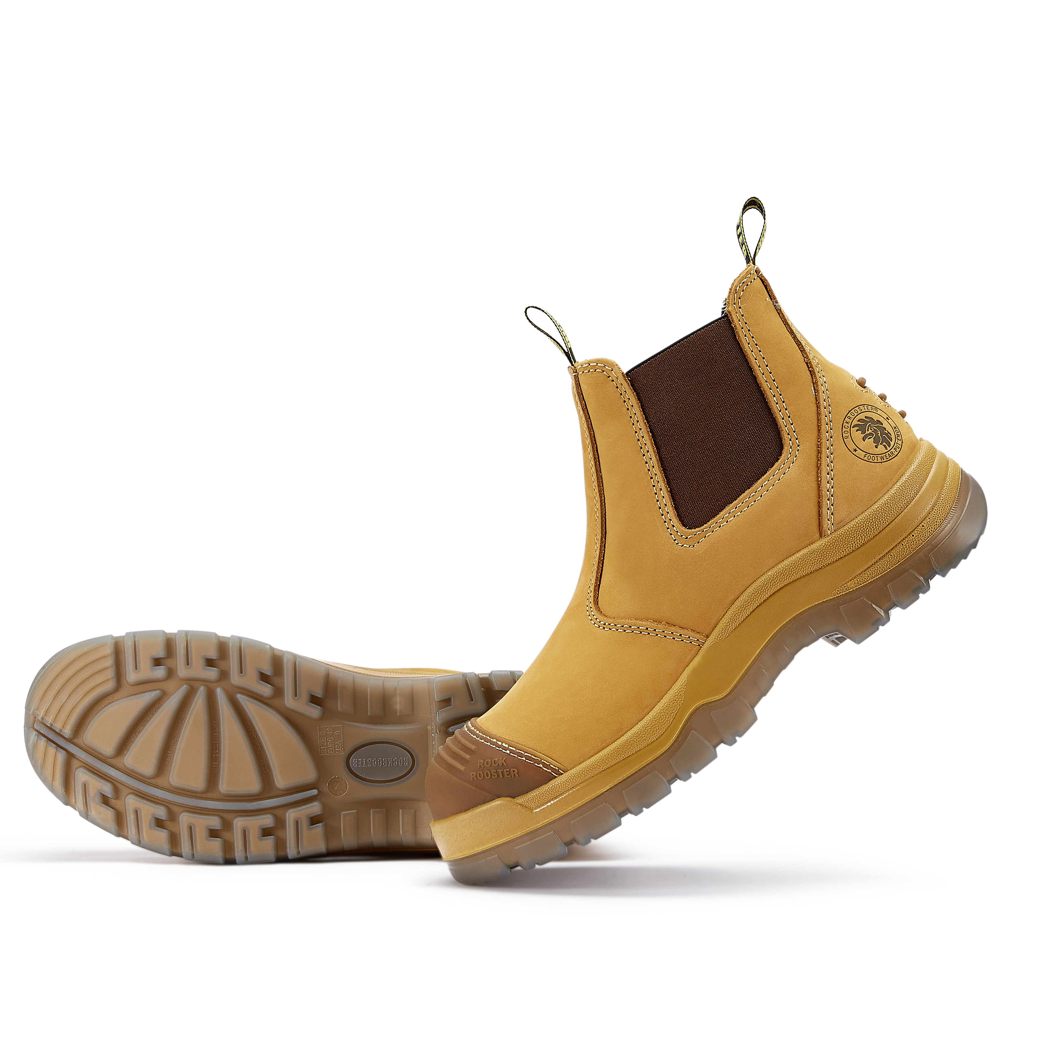 Shoes Stock No Lace Work Boots Bulk 