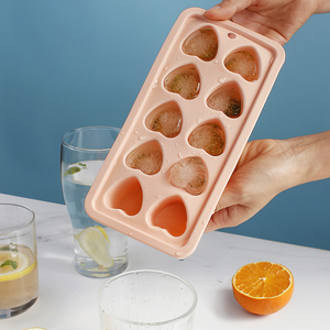 Ngày Valentine 10 khoang hình trái tim <span class=keywords><strong>Ice</strong></span> <span class=keywords><strong>Cube</strong></span> Khuôn <span class=keywords><strong>Silicone</strong></span> hình trái tim <span class=keywords><strong>Ice</strong></span> <span class=keywords><strong>Cube</strong></span> khay - Product Image 6