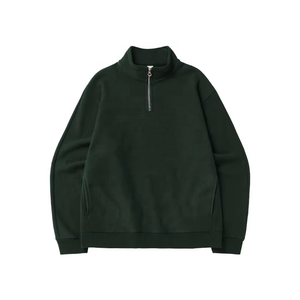 Quý Zip Dài Áo Thun Hoodies Rắn Mô Hình Áo Nỉ Với Biểu Tượng Tùy Chỉnh Thêu Windproof Chống Thu Nhỏ Thiết Kế - Product Image 3