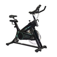 Vélo de spinning Maketec avec frein à friction et moniteur cardiaque, vélo d'exercice d'intérieur personnalisable avec logo pour salle de sport à domicile, appartement et studio