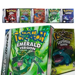การ์ดเกมแบบมีสายเคลือบฟอยล์เมทัลลิกโฮโลแกรมสีเขียวใบไม้ แดงทับทิม แดงเพลิง น้ำเงินมรกต สำหรับเกมบอย - Product Image 1