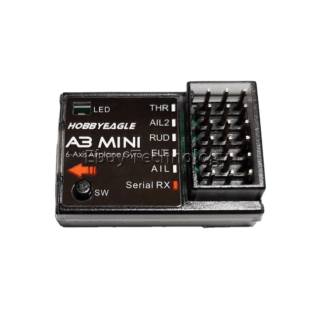 HobbyEagle A3 Mini 6-Axis Gyro Stabilizer Flight Controller 32-bit MCU PPM Multi-protocol Digital Serial Receivers RC Airplanes
