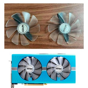 FD10015M12D CF1015H12D RX 590 580 480 470 <span class=keywords><strong>570</strong></span> GPU Refroidisseur Ventilateur Pour Saphir RX470 RX590 RX580 RX480 RX570 <span class=keywords><strong>NITRO</strong></span> SpecialEdition Ventilateur - Product Image 1