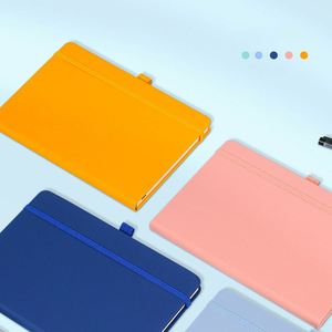 Carnet A5 personnalisé avec couverture en cuir PU de luxe - Couverture rigide, durable, idéal pour les journaux, les croquis et les notes - Product Image 3