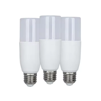 5w 7watt 9wtt 12w 15w 18w usine de gros super lumineux led lumière de haute qualité PBT (plastique + aluminium) + PC led bâton ampoule E27 B22