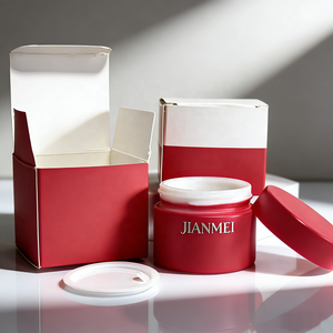 Barattolo in <span class=keywords><strong>Vetro</strong></span> Colorato Opaco Personalizzato per Cosmetici, <span class=keywords><strong>50</strong></span> <span class=keywords><strong>ml</strong></span> 50g, Rosa Macaron Viola, Colorato - Product Image 3