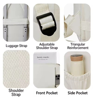 Sac à dos d'affaires unisexe imperméable en Oxford grande capacité avec compartiment à chaussures pour ordinateur portable 15,6 pouces, personnalisable avec logo