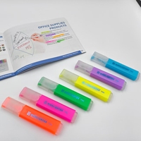 Set Pulpen Highlighter T703C Beraroma, Ujung Lembut, Warna Fluorescent, Logo Custom, Promosi Alat Tulis China, Kemasan Hemat, Tahan Lama
