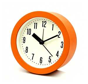 <span class=keywords><strong>Réveil</strong></span> simple de forme ronde avec fonctions d'éclairage et de fonction snooze - Product Image 1