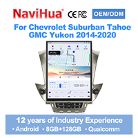 Pantalla vertical de 15.6 pulgadas para Chevrolet Suburban Tahoe GMC Yukon 2014-2020, radio de coche Android, Carplay, navegación, unidad principal, monitor.