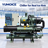 Système de refroidissement par immersion à fluide diélectrique (glycol/eau) pour chiller à air refroidi avec condenseur à distance pour patinoire de glace réelle et refroidisseur de fluide sec