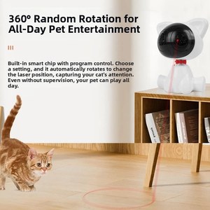 Juguete Interactivo Premium para Gatos con Láser Infrarrojo Totalmente Automático, Palo con Luz Roja para Aliviar <span class=keywords><strong>el</strong></span> Aburrimiento de Gatos en Interiores - Product Image 5