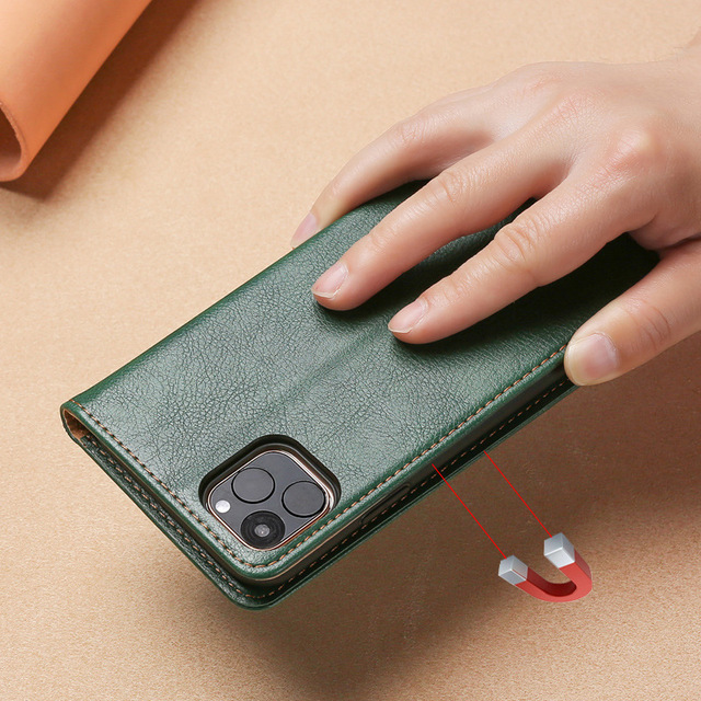 Leather Flip Cover Wallet Phone Case 15 Pro Max 14 13 12 11 Plus Pocket Card Clip Mobile Phone Cases for Samsung S24 S23 S22 S21