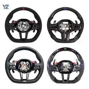 Volante Deportivo YZ Alcantara M Performance para <span class=keywords><strong>BMW</strong></span> G30 G31 G32 X3 G01 X4 G02 M2 G87 M3 G80 M4 G82 - Product Image 3