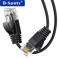 Câbles et cordons de raccordement LAN RJ45 8p8c UTP/FTP/STP/SFTP Cat6/Cat6A/Cat5e pour réseaux Ethernet, fabrication OEM, 1m 2m 3m 5m 10m 30m