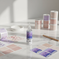 Autocollants personnalisés de marque, écologiques, en PVC brillant, imperméables, adhésifs permanents |   Conception de faux cils imprimés en offset CMYK
