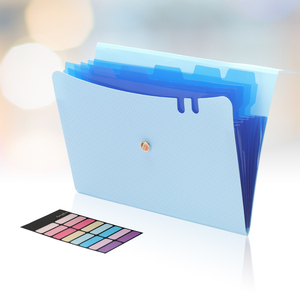 Premium 7-Pocket Expanding <strong>File</strong> Folder Premium <strong>Accordion</strong> A4/Letter Organizer Plastic Fiberglass Document Bag Wallet for School - Product Image 5