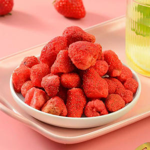 चीनी स्ट्रॉबेरी सूखे फल ताजा निर्जलित fd प्रक्रिया मीठा स्नैक अनाज घटक फैक्टरी मूल्य - Product Image 2
