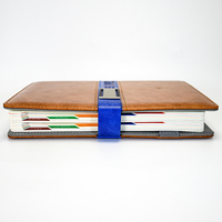 Cahier de Journal Cahier Business Planner en cuir portable A5 personnalisé avec onglets diviseur d'index