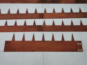 Bordo in <span class=keywords><strong>acciaio</strong></span> corten per bordi in <span class=keywords><strong>acciaio</strong></span> inossidabile per finitrice paesaggistica - Product Image 2