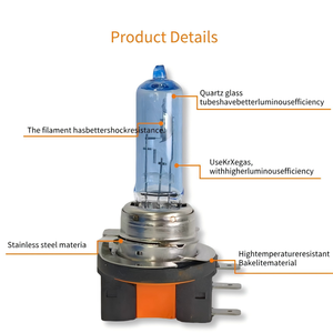 전세계 자동차 전구 <span class=keywords><strong>H15</strong></span> 12V 55/15W 슈퍼 화이트 석영 유리 할로겐 자동차 라이트 액세서리 자동차 전구 할로겐 - Product Image 3