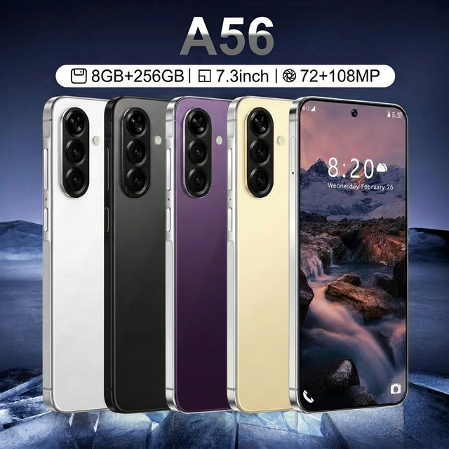 Global Version 6.65 Inch Cell Phone Android 12 4GB RAM 64GB 4G Dual SIM 4500mAh 16MP Autofocus Camera Face Unlock