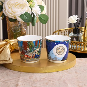 Taza <span class=keywords><strong>de</strong></span> Pareja <span class=keywords><strong>de</strong></span> Diseño Europeo <span class=keywords><strong>de</strong></span> Alta Gama, Estilo Lujoso y Ligero, con Diseño <span class=keywords><strong>de</strong></span> Dibujos Animados, Ecológica, Modelo D068, <span class=keywords><strong>para</strong></span> Oficina y Desayuno - Product Image 6