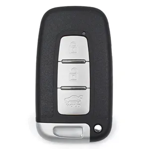 Chave universal remoto para carro com 3 botões, ferramenta de programação KM100 A-UTEL IKEY HY003AL, 4 botões, chaves automotivas