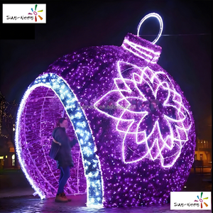 Nueva bola de luz LED para decoración navideña, iluminación exterior para la calle, impermeable IP65. - Product Image 3