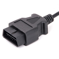 Fabricante personalizado OBD 2 A D-Sub Cable DB9 Pin hembra Serial PVC aislado conductor sólido VGA Cable de datos de extensión