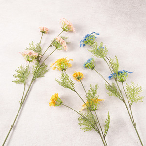 ดอกไม้ประดิษฐ์ขนาดใหญ่แบบลูกไม้ 4 หัว สไตล์อินสตาแกรม ดอกไม้พลาสติก สำหรับตกแต่งห้องนั่งเล่น ทางเข้าบ้าน งานแต่งงาน วันหยุด ตกแต่งบ้านเรียบง่าย - Product Image 4