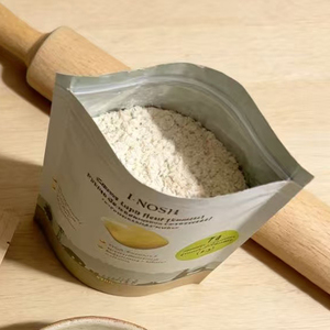 Sacs d'emballage personnalisés en Mylar entièrement imprimés, auto-scellants, avec fermeture éclair, doublure en aluminium, hologramme, pour emballage de Garri, sacs de 300g - Product Image 3