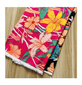 Tela de vestido Challis rayón viscosa 100% hilado tejido estampado de gritos supersuave 30s 120gsm personalizado - Product Image 4