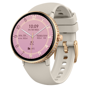 <span class=keywords><strong>Reloj</strong></span> Inteligente <span class=keywords><strong>de</strong></span> Lujo para <span class=keywords><strong>Mujer</strong></span> con Cristales - Resistente al Agua IP68, Monitor <span class=keywords><strong>de</strong></span> Ritmo Cardíaco, Sueño y Actividad Física - Product Image 2