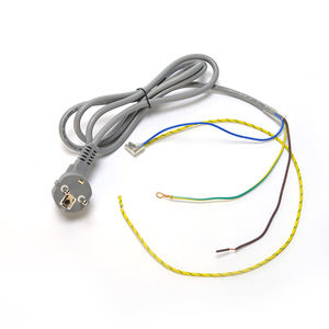 Câble d'alimentation à vente chaude, prise EU avec extrémité ouverte dénudée avec anneaux H05vv-f 3g1.0mm2, câble d'alimentation Cee7/7, cordon d'alimentation européen 1.5mm - Product Image 6