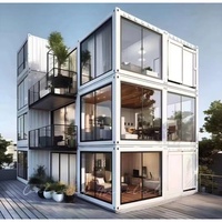 Maison conteneur pliable de type Z de 20 pieds, économique et peu encombrante, pour une logement temporaire