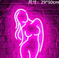 Koncept Enseigne LED personnalisée 30 pouces Néon Publicité Télécommande Décoration de bâtiment de mariage Surface acrylique IP65