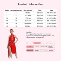 6-16 enfants stage scène danse porter Costume formation Dancewear filles Performance porter patinage artistique robes de danse