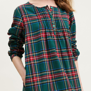 <span class=keywords><strong>Camicia</strong></span> da <span class=keywords><strong>Notte</strong></span> Autunnale Baifei per Donne, Maniche Lunghe, <span class=keywords><strong>Cotone</strong></span> Pima, Pigiama Organico Femminile - Product Image 2