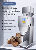 Machine de distribution de poudre de granule d'épices de sachet de poudre de café quantitatif, adaptée aux céréales, aux noix, aux haricots, à la farine et aux herbes.
