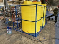 Nouveau système de dosage de chlore automatique en plastique d'usine effluent avec pompe pour le traitement des eaux usées