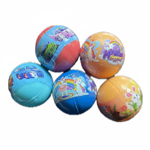 Juguetes de pelota de plástico para niños con diseños de coches y unicornios para niños de 3 años en adelante. - Product Image 4