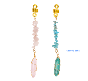 Jiffy <span class=keywords><strong>cheveux</strong></span> perles <span class=keywords><strong>bijoux</strong></span> Dreadlocks cristal métal bobines anneaux or argent pendentifs tresse manchettes Clips Tube perle tresse accessoires - Product Image 3